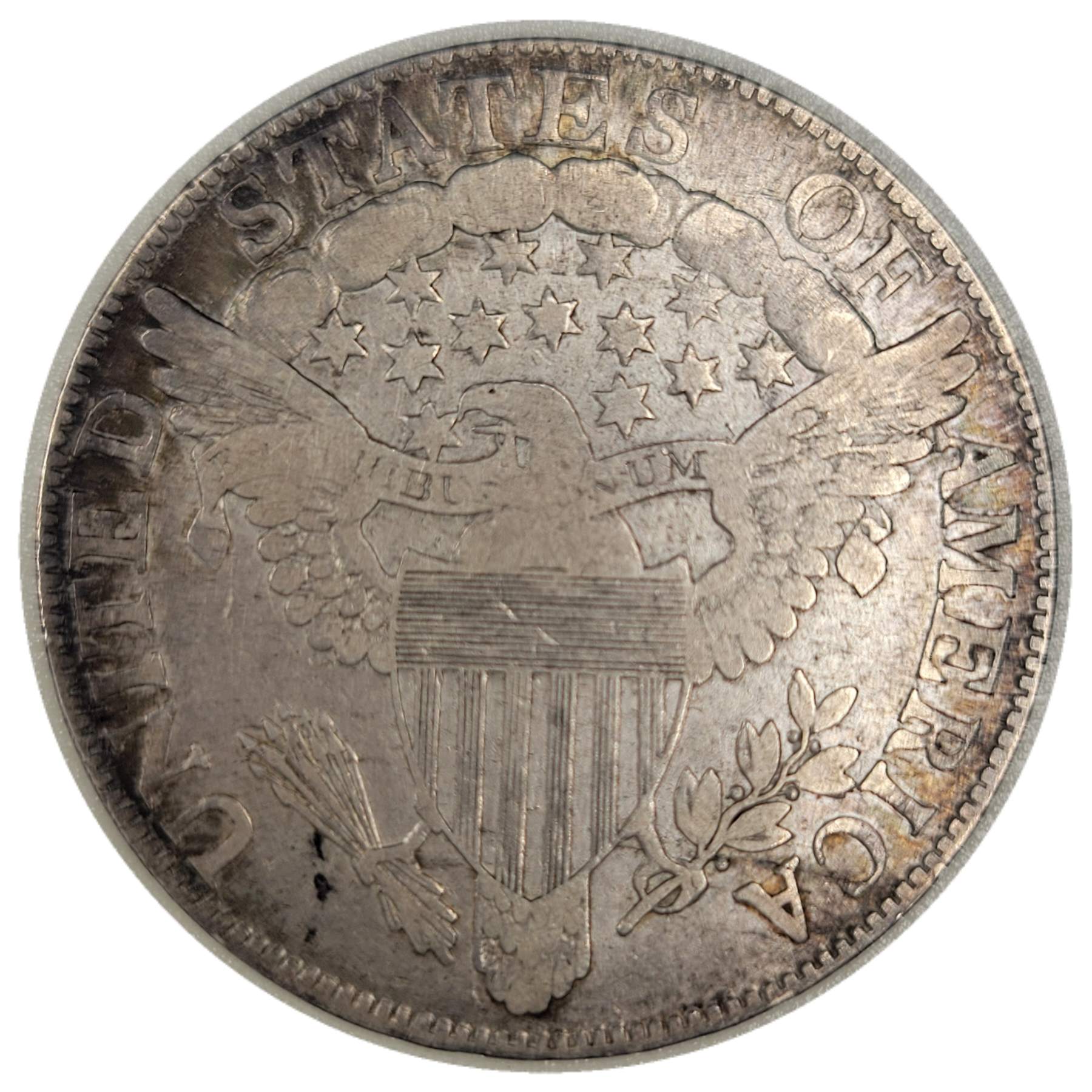 1806/5-50c-Draped-Bust-Half-Dollar-Knob-6-W/Stem-Overton-103